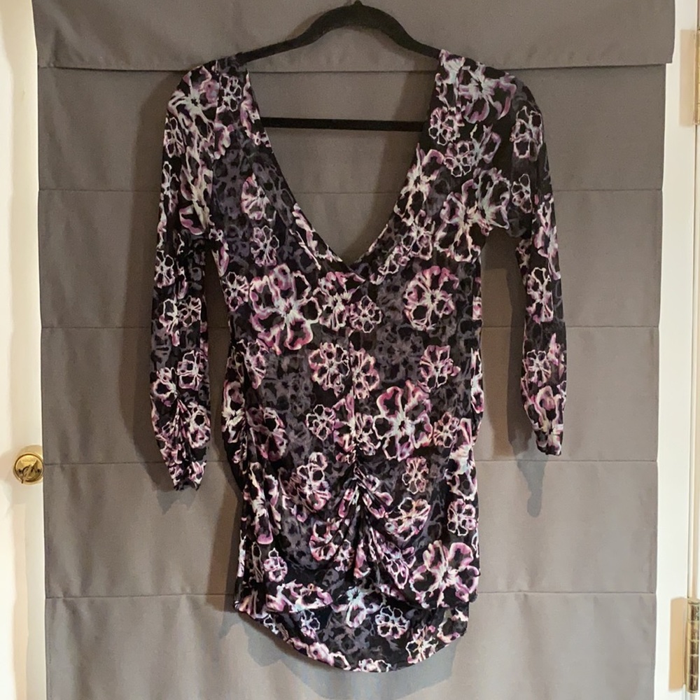 Diane von Furstenberg Maternity Top Blouse L - Picture 5 of 5